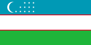 Archivo:Flag of Uzbekistan