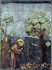 Archivo:Giotto - Legend of St Francis - -15- - Sermon to the Birds