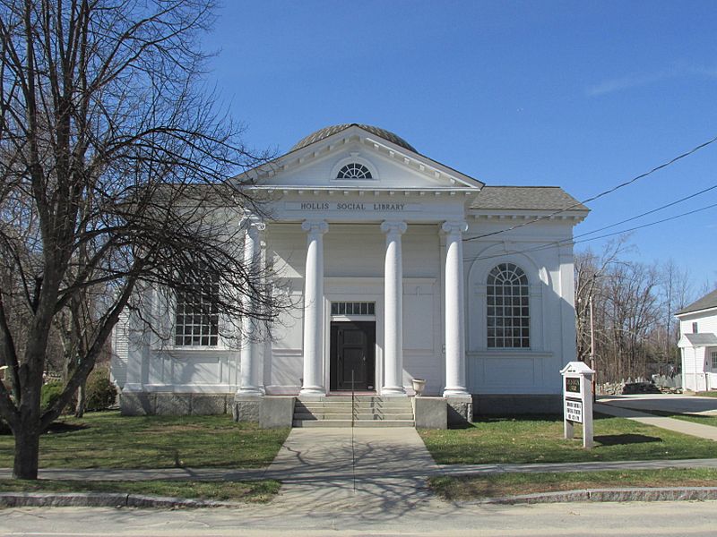 Archivo Hollis Social Library, Hollis NH