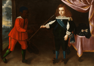 Archivo:Infante D. Afonso e um pajem negro (c. 1653) - Avelar Rebelo