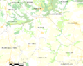 Map commune FR insee code 29211