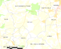 Map commune FR insee code 53074