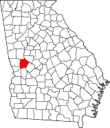 Map of Georgia highlighting Talbot County.svg