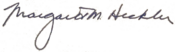 Margaret Heckler signature.png
