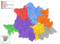 Partidos Judiciales de Cáceres (con municipios)