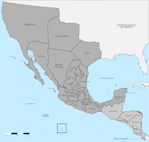 Archivo:Political divisions of Mexico 1821 (location map scheme)