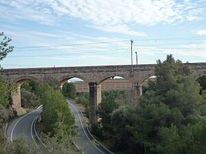 Archivo:Pont del ferrocarril a Roda de Berà (1)