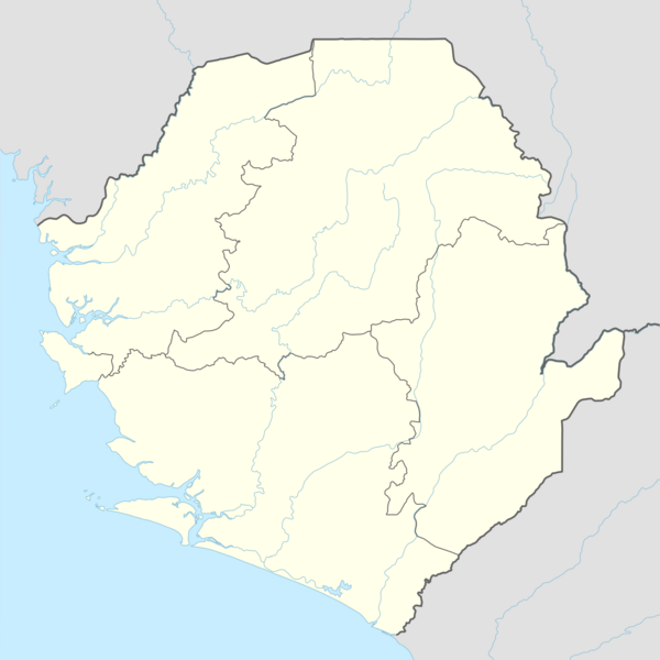 Sierra Leone adm location map