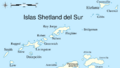 South Shetland Islands location map-es