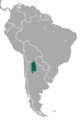 Thylamys sponsorius area