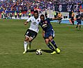 Universidad de Chile - Colo-Colo, 2018-04-15 - Felipe Campos y Jean Beausejour