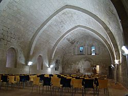 Archivo:Valladolid monasterio Valbuena 19 claustro refectorio Ni