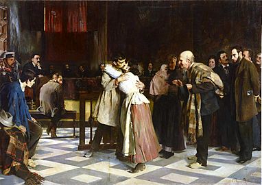 ¡Absuelto!, de Vicente Borrás y Abellá (Museo del Prado)