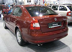 Škoda Octavia II Facelift Liftback rear - PSM 2009