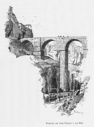 1886, España, sus monumentos y sus artes, su naturaleza e historia, Castilla La Nueva, vol 2, Puente de San Pablo y la Hoz, Cuenca, Pascó.jpg