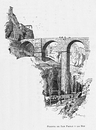 1886, España, sus monumentos y sus artes, su naturaleza e historia, Castilla La Nueva, vol 2, Puente de San Pablo y la Hoz, Cuenca, Pascó.jpg