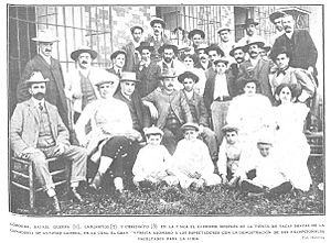 Archivo:1909-05-26, Actualidades, Miscelánea de actualidades, Córdoba, Rafael Guerra, Lagartijo y Corchaíto, Montilla
