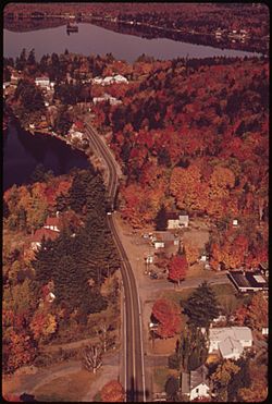 AERIAL VIEW OF THE VILLAGE OF INLET, NEW YORK, TYPICAL SMALL ADIRONDACK FOREST PRESERVE HAMLET WITH ONE MAIN STREET - NARA - 554723.jpg