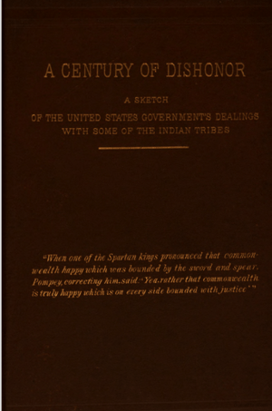 Archivo:A Century of Dishonor (1881)