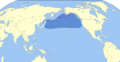 Aethia psittacula map