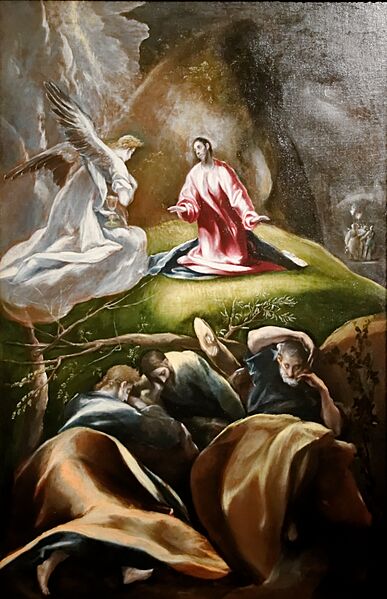 Agony in the garden El Greco