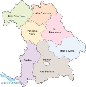 Archivo:Bayern-Regierungsbezirke-ES