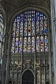Cambridge - King's Chapel - vitraux de facade