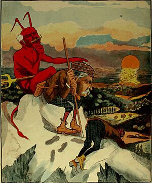Archivo:Caricatura Juan Luis Sanfuentes-Ramon Barros Luco