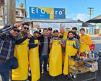 Carreta de mariscos "El Güero" en Ensenada