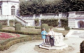 Elms Mansion gardens, 1968