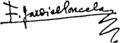 Firma de Enrique Jardiel Poncela