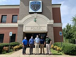 French Hill visits Bryant Police Department 01.jpg
