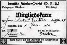 Archivo:Hitler's DAP membership card