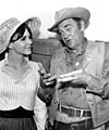 John McIntire and daughter Holly Wagon Train 1963