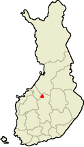 Location of Kinnula in Finland.png