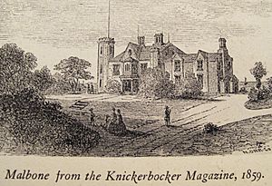 Archivo:Malbone Castle, Newport, RI, 1859.