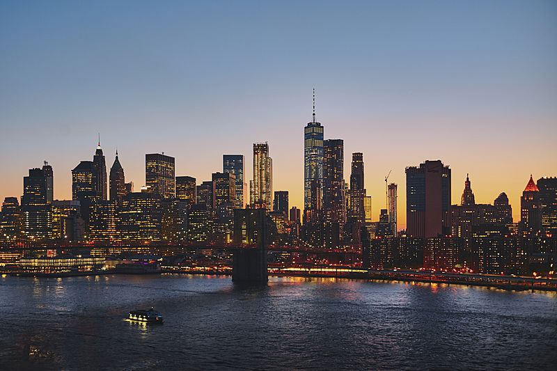 Manhattan in the distance (Unsplash)