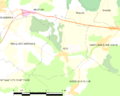 Map commune FR insee code 21002