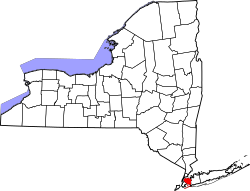 Archivo:Map of New York highlighting Queens County