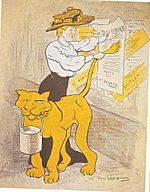 Archivo:Marguerite et sa Lionne "Tigre"