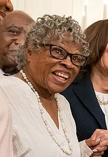 Opal Lee during the signing of Juneteenth National Independence Day Act into law by President Joe Biden (cropped).jpg