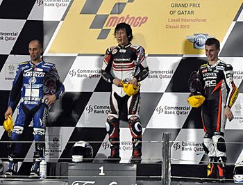 Archivo:Qatar Moto2 podium 2010