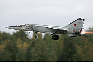 Archivo:Russian Air Force Mikoyan-Gurevich MiG-25RU Pichugin-1