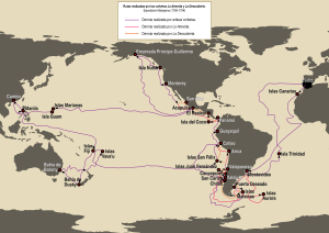 Archivo:Rutas de la expedición Malaspina (1789-1794)