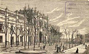 Archivo:Santiago - Palacio de la Moneda (1872)
