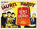 Sons of the Desert (1933 half-sheet poster)