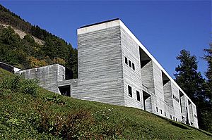 Archivo:Therme Vals facade, Vals, Graubünden, Switzerland - 20051009