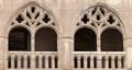 Tracería en el claustro mudéjar del monasterio de Guadalupe 1