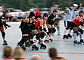 US Army 52598 Army Spouse Skates For Roller Derby Team
