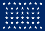 US Naval Jack 44 stars